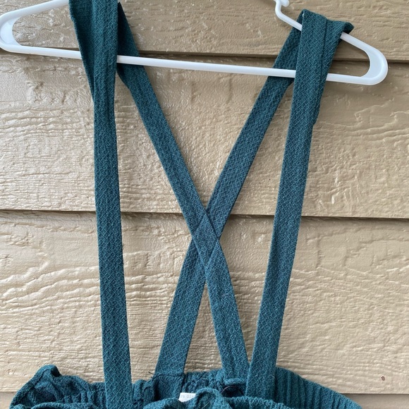 Zara Girls green overall skirts size 13/14 - Picture 5 of 14